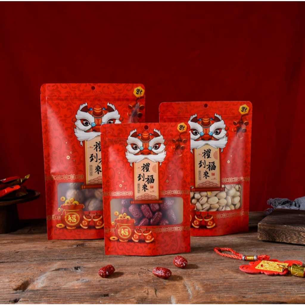 Pekanbaru Plastik Cookies Ziplock Cny / Imlek Merah Berbagai Ukuran