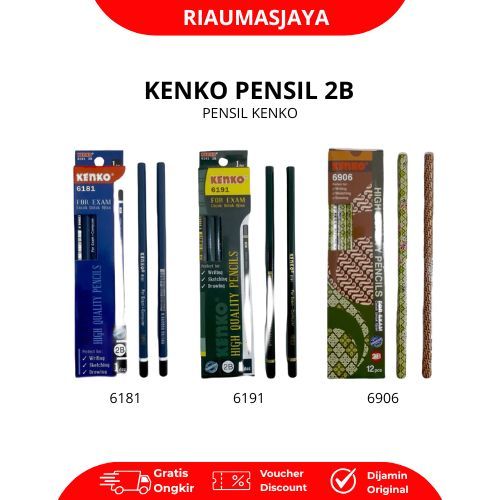 Pekanbaru Pensil 2B Kenko 6181/6191