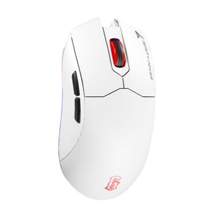Pekanbaru Gamen Rechargeable Wireless Gaming Mouse Gm210W (Black/ White)