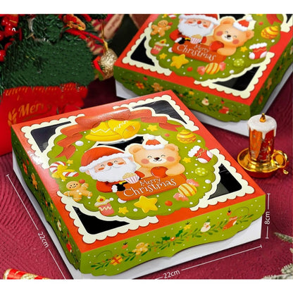 Pekanbaru Christmas Hampers Box / Kotak Hampers Natal Spring 22X22Cm