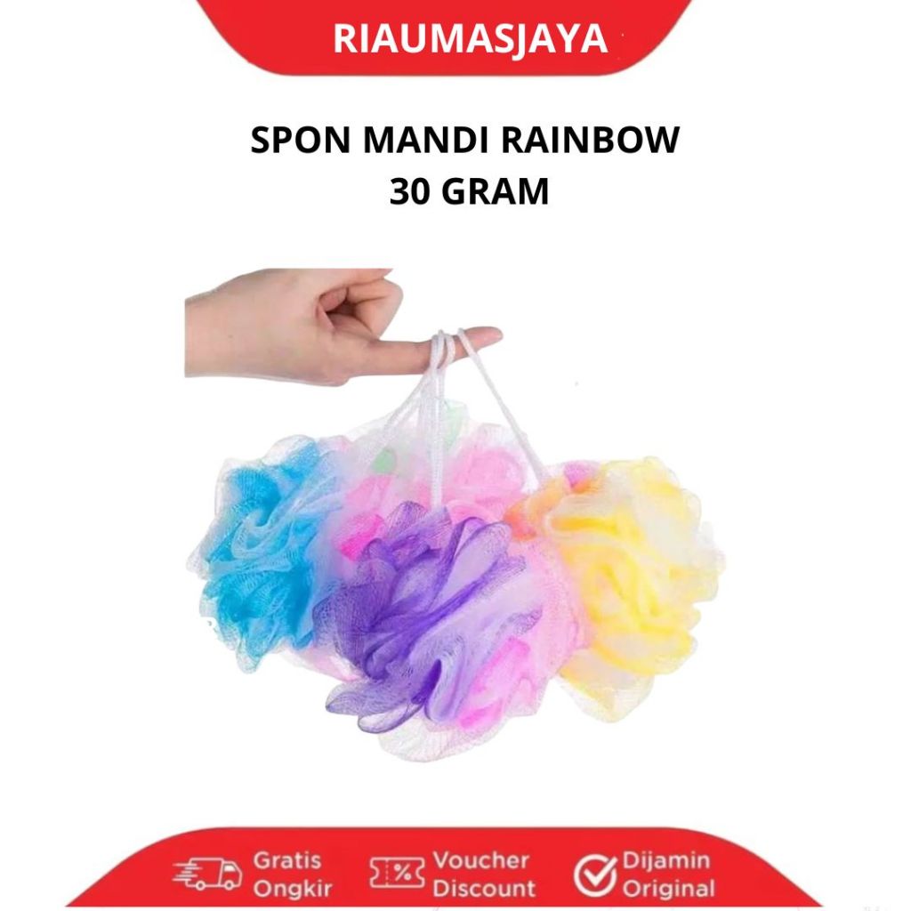 Pekanbaru Spon Mandi Rainbow 30Gr
