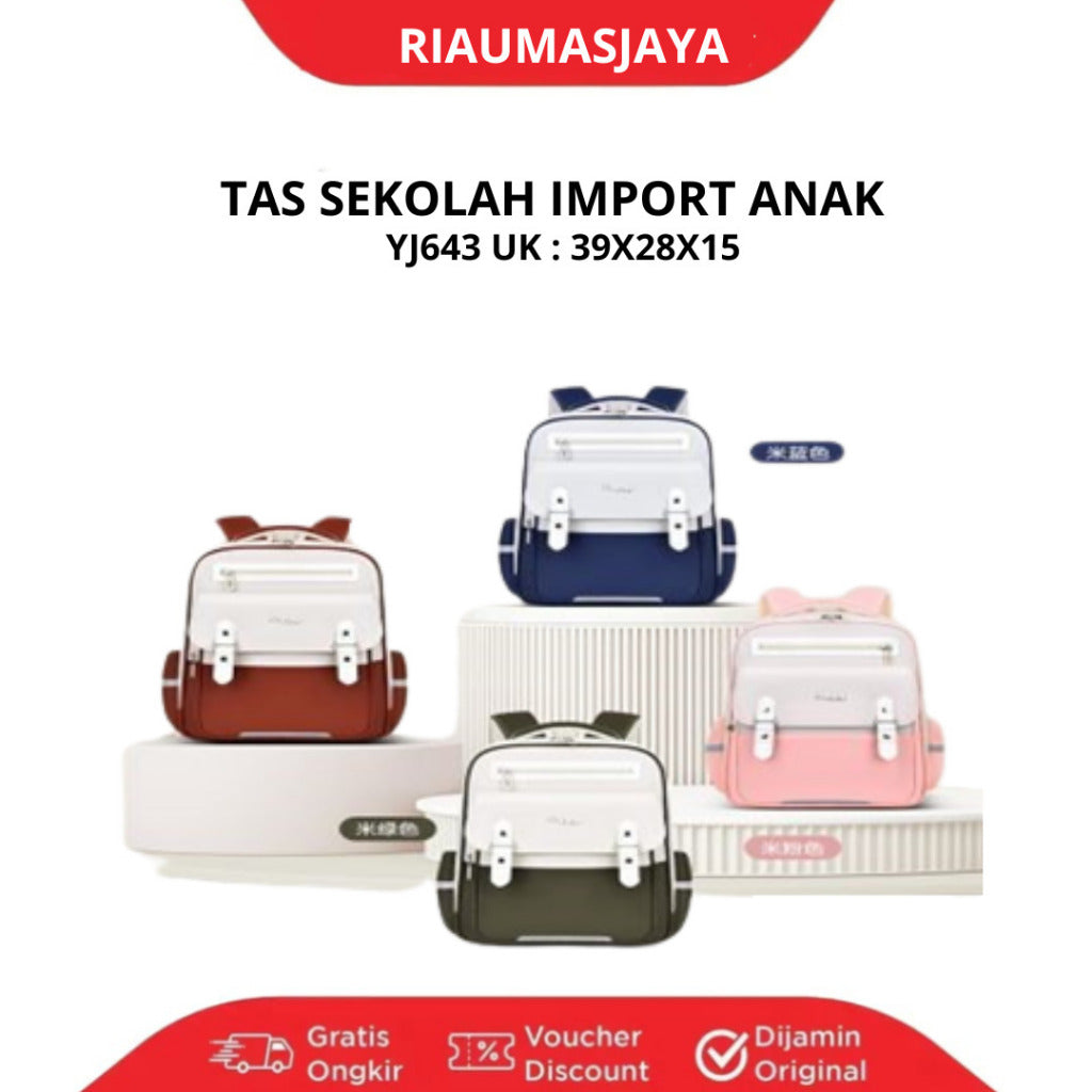 Pekanbaru Tas Yj643 Import Anak Sekolah Unisex