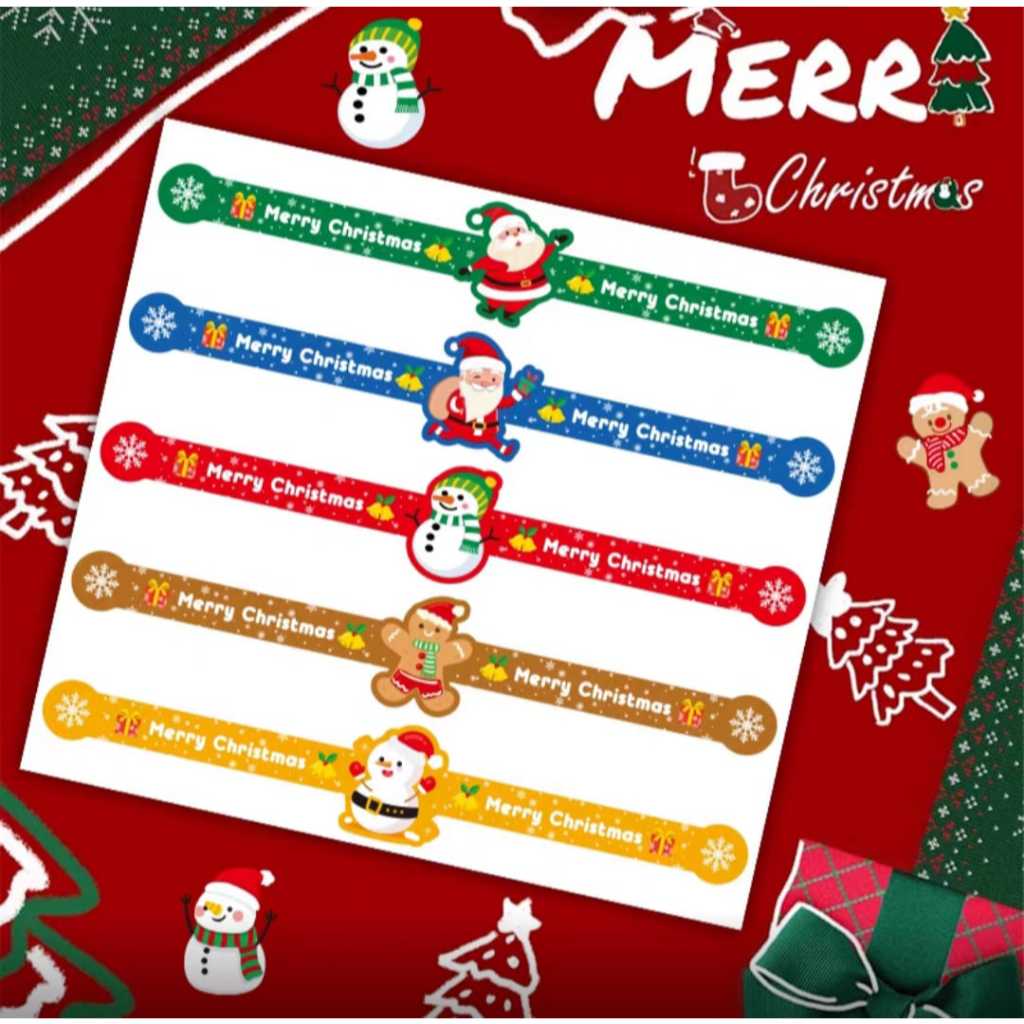 Pekanbaru Christmas Sticker / Sticker Hampers Natal Lembaran