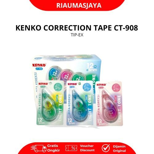 Pekanbaru Kenko Pita Koreksi/ Correction Tape Ct-908 [12M X 5Mm]