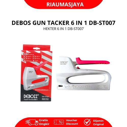 Pekanbaru Gun Tacker - Hekter Tembak Debos 6 In 1 Db-St007