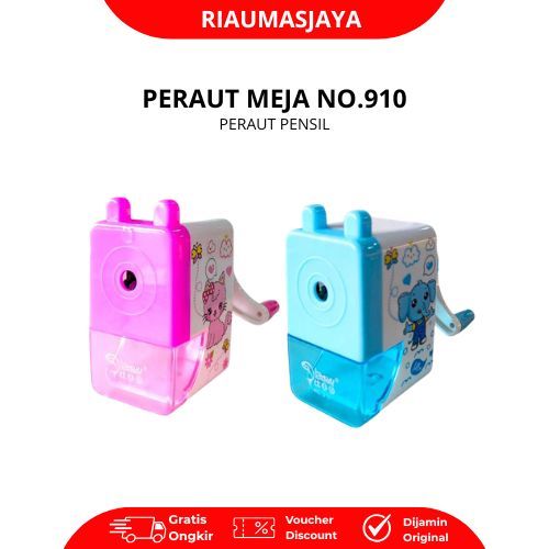 Pekanbaru Peraut Meja Anak Karakter No. 910 Dengan Desain Lucu Dan Praktis