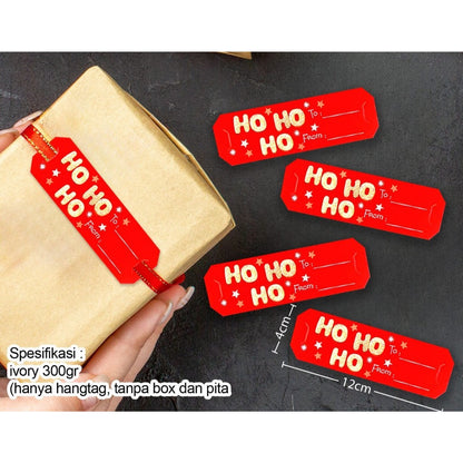Pekanbaru Christmas Hang Tag / Tag Natal Berbagai Motif Per Pack