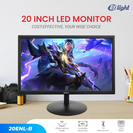 Pekanbaru Monitor Led Enlight 20Enl-B 20" (Hdmi/ Vga)