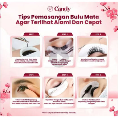 Pekanbaru Candy Eyelash Dd-Curl Extension Bulu Mata Palsu Water Proof