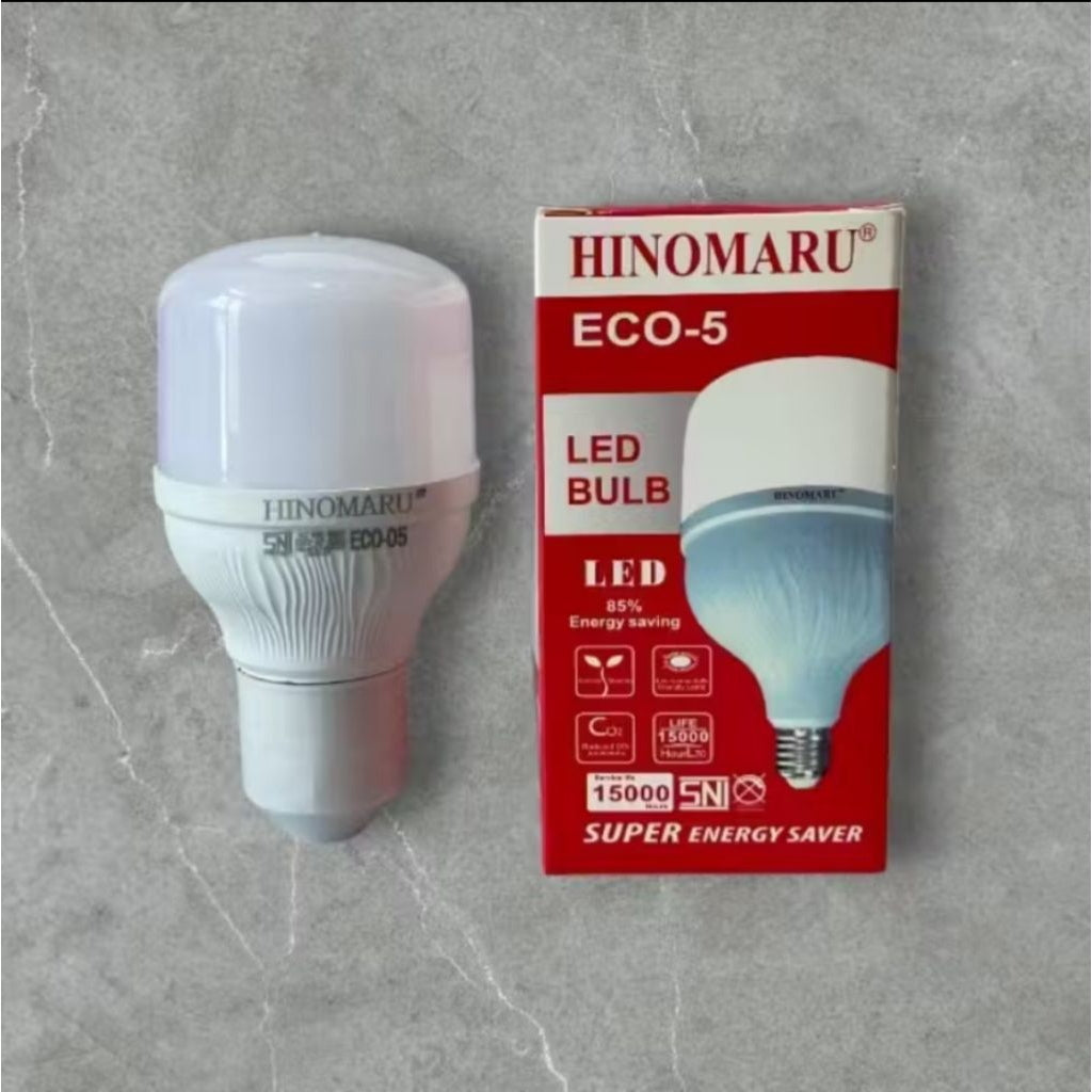 Pekanbaru Lampu Led Eco Bulb Hinomaru Cahaya Putih 5W 10W 15W 20W 30W 40W 50W 60W