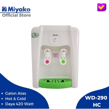 Pekanbaru Dispenser Miyako Wd-290Phc Hot And Cool / Wd 290 Phc / Wd 290Phc