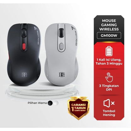 Pekanbaru Gaming Mouse Rechargeable Gamen Gm100W