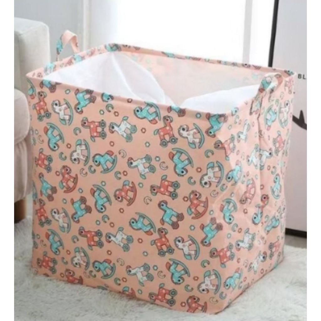 Pekanbaru Tempat Penyimpanan Mainan Baju Storage Bag Serbaguna Keranjang Lipat