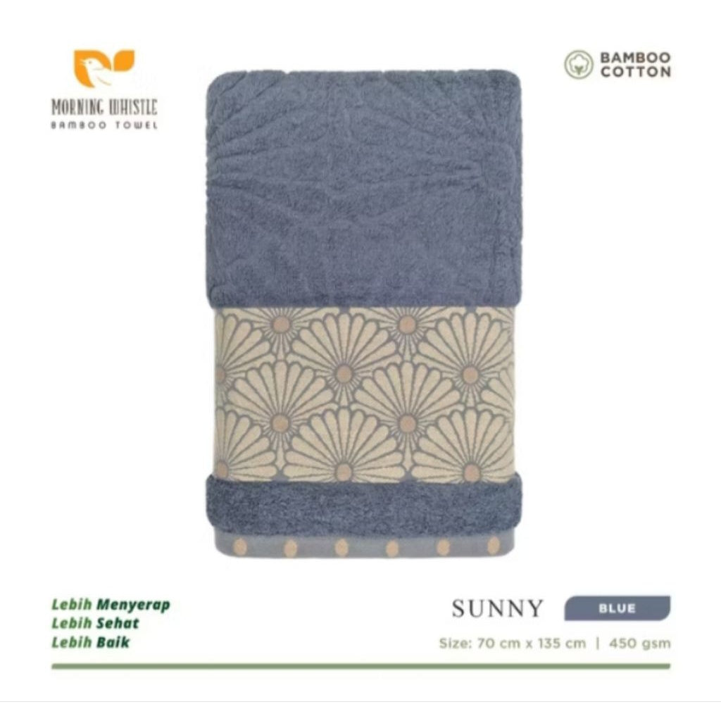 Pekanbaru Morning Whistle By Terry Palmer Bamboo Sunny / Handuk Mandi 70 X 135 Cm