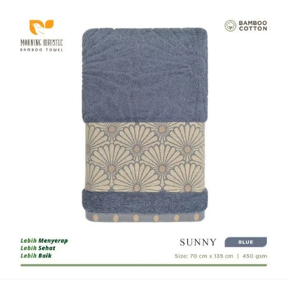 Pekanbaru Morning Whistle By Terry Palmer Bamboo Sunny / Handuk Mandi 70 X 135 Cm