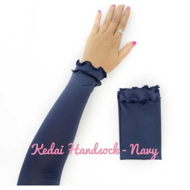 Handsock kerli senada premium Manset Lengan Curly