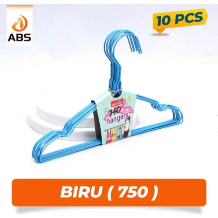 Gantungan Baju Hanger Stainless Steel Hanger Baju Kawat  Gantungan Besi Berwarna
