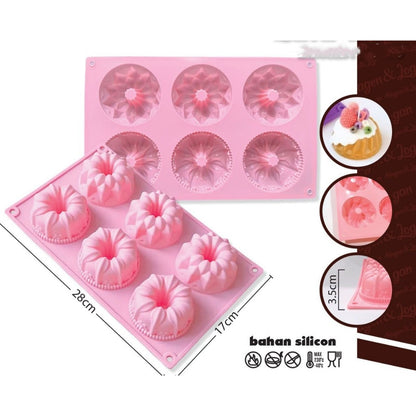 Pekanbaru Cetakan / Loyang Silicon Berbagai Motif