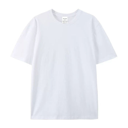 [littlecrab] Kaos Polos Lengan Pendek Simple Tanpa Gambar Warna Merah dan Putih Plain T-shirt Kaos Couple Teman Pacar Keluarga Sahabat Unisex Kaos Oversize Berkualitas Unisex Korean Style