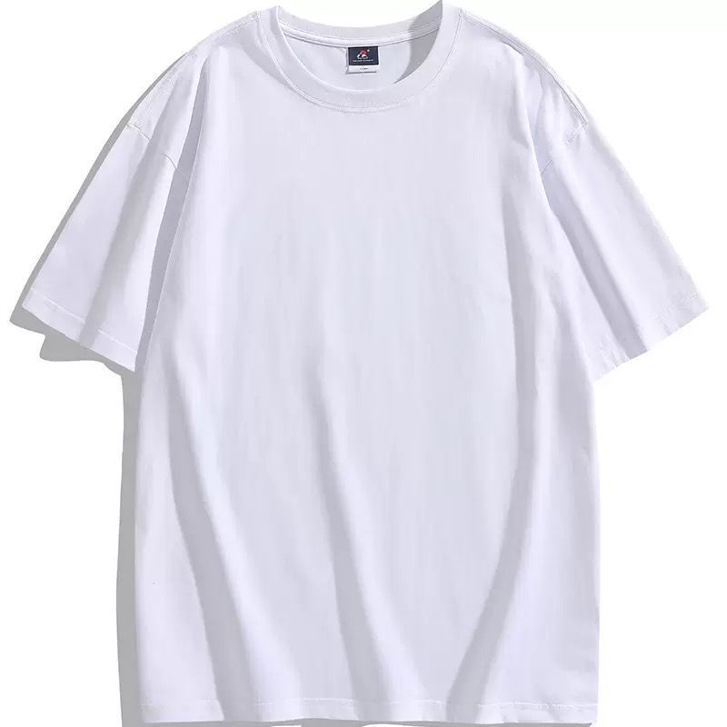 [littlecrab] Kaos Polos Lengan Pendek Simple Tanpa Gambar Warna Merah dan Putih Plain T-shirt Kaos Couple Teman Pacar Keluarga Sahabat Unisex Kaos Oversize Berkualitas Unisex Korean Style