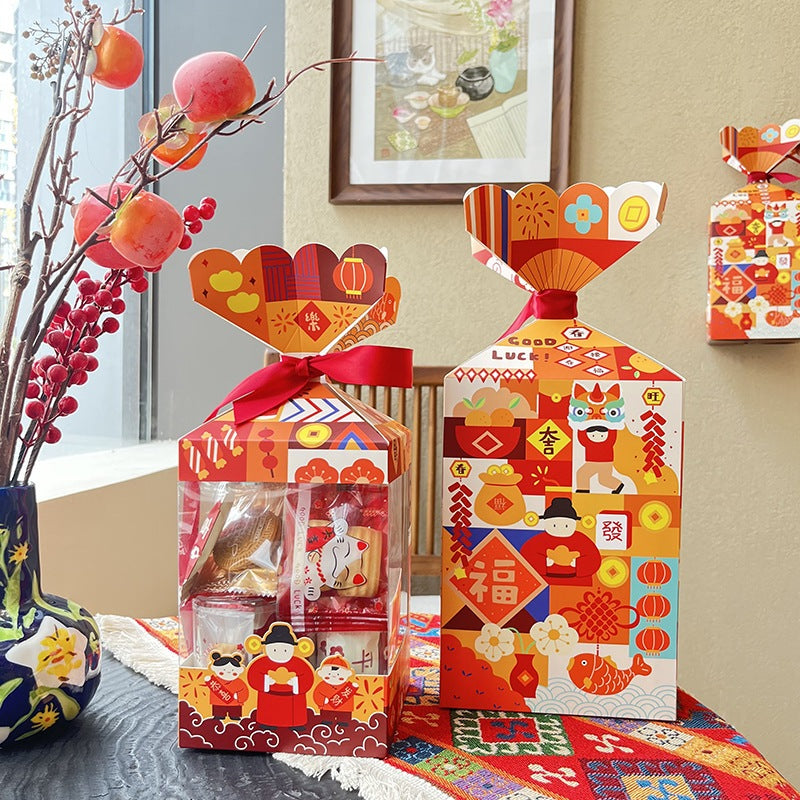 Pekanbaru Cny Hampers Box / Kotak Hampers Imlek Mika Bunga