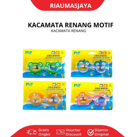 Pekanbaru Kacamata Renang Polos/Motif