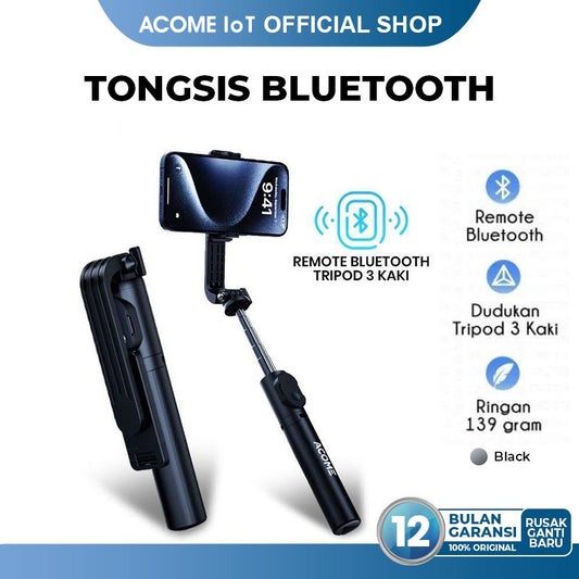Pekanbaru Acome Selfie Stick Tongsis Ss07A (Bluetooth)