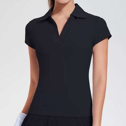 Pekanbaru Luna Top Atasan Olahraga Wanita Polo Shirt | Tennis Padel Golf Sport Top