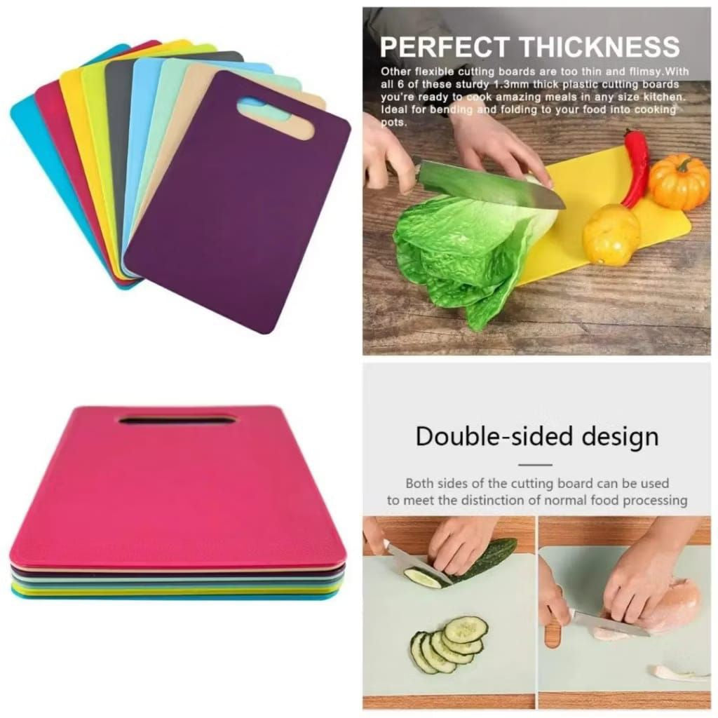 Talenan Dapur Plastik Serbaguna Talenan Plastik Cutting Board Alas Pemotong