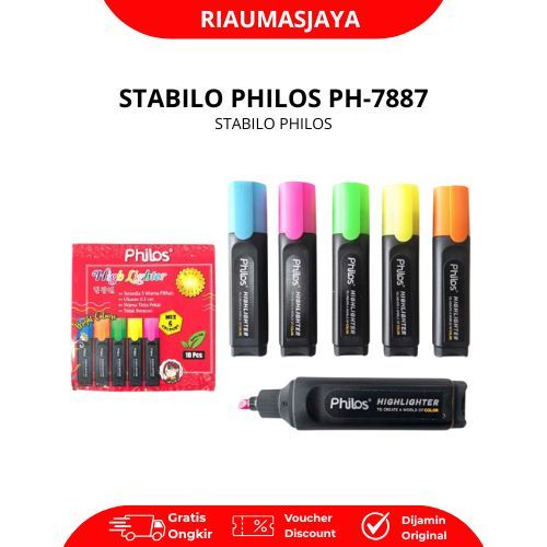 Pekanbaru Stabilo Philos Brightcolors Per Pcs Dan Per Kotak Isi 10 Pcs