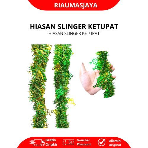 Pekanbaru Hiasan Slinger Ketupat Premium Untuk Dekorasi Hari Raya