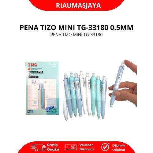 Pekanbaru Pena Gel Tizo Mini Pen 0.5Mm – Praktis, Lucu, & Berkualitas!