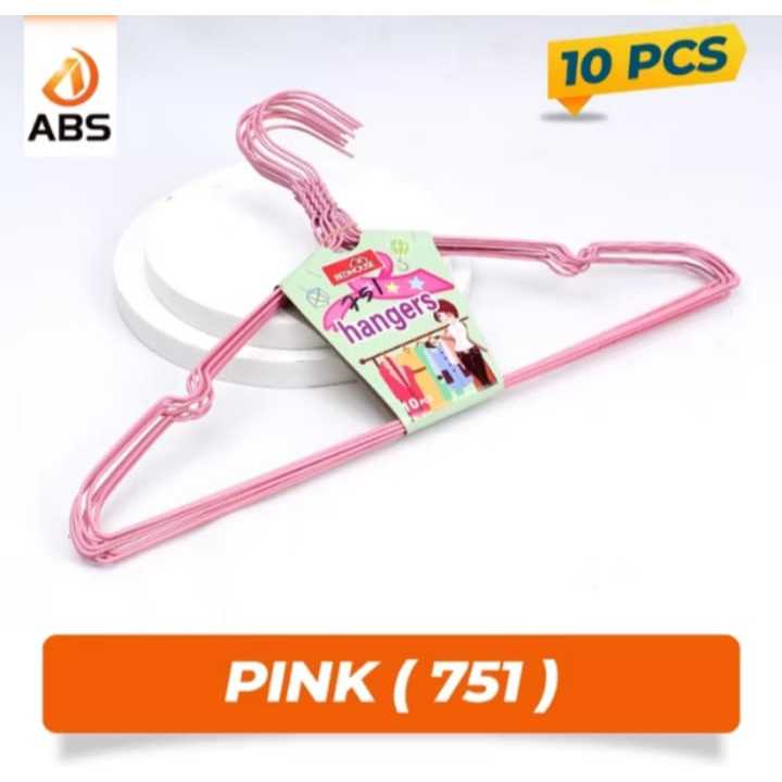 Gantungan Baju Hanger Stainless Steel Hanger Baju Kawat  Gantungan Besi Berwarna