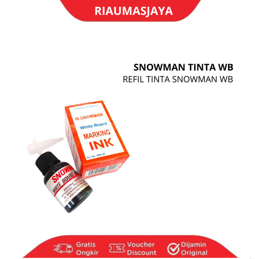 Pekanbaru Isi Tinta / Refill Tinta Spidol White Board Snowman Murah
