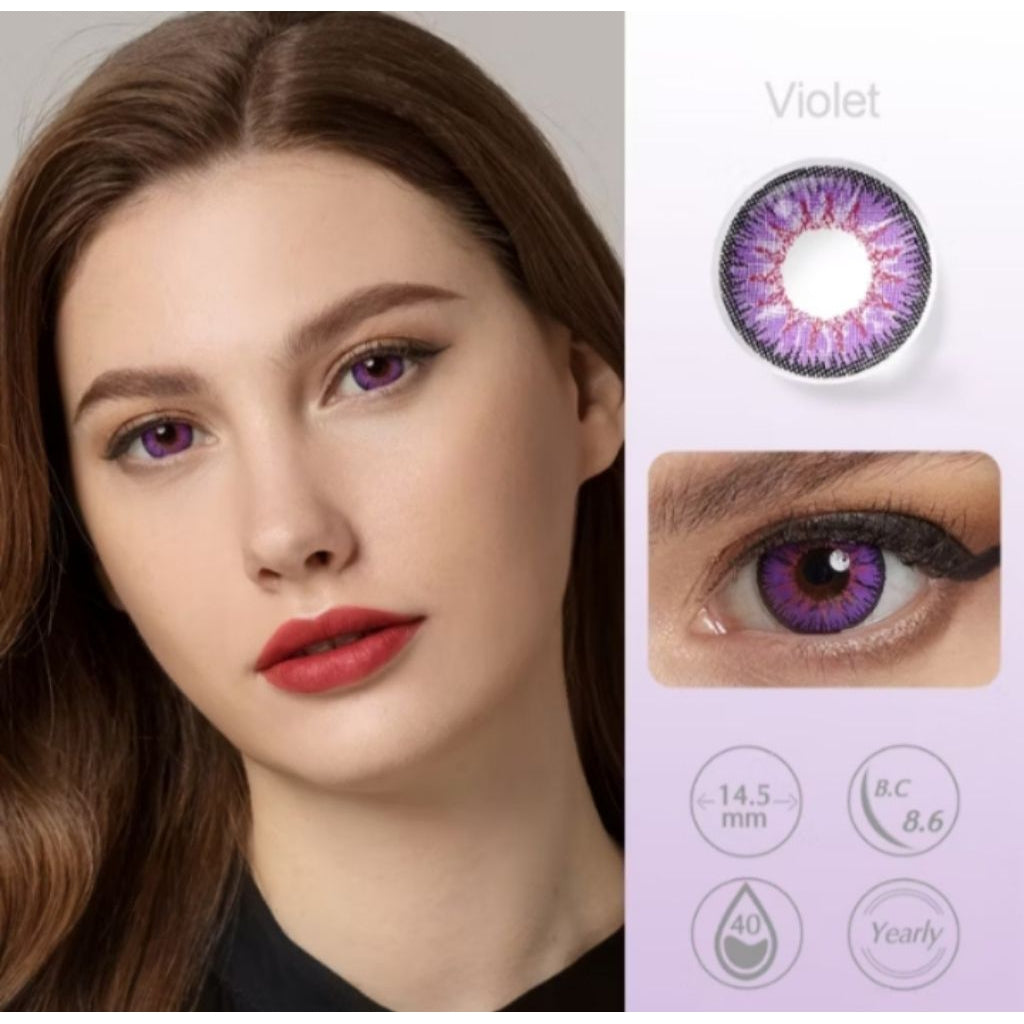 Pekanbaru Softlens Cosplay, Koleksi Lensa Seni Gotik, Diameter: 14.50Mm Anime Hantu