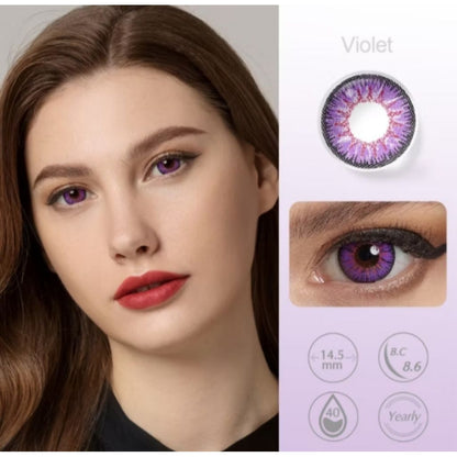 Pekanbaru Softlens Cosplay, Koleksi Lensa Seni Gotik, Diameter: 14.50Mm Anime Hantu