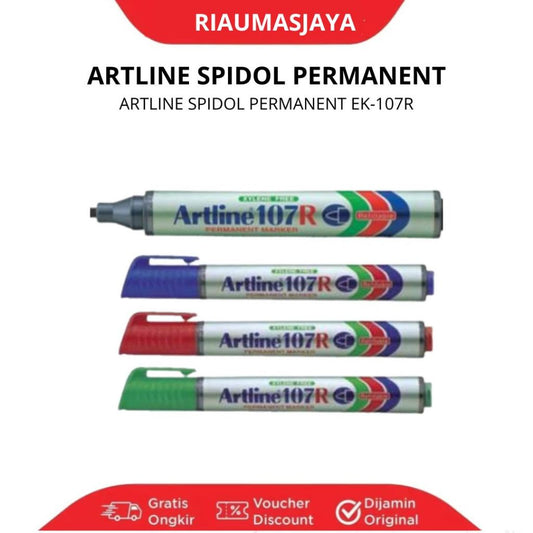 Pekanbaru Spidol Permanent Marker Artline Ek-107 R