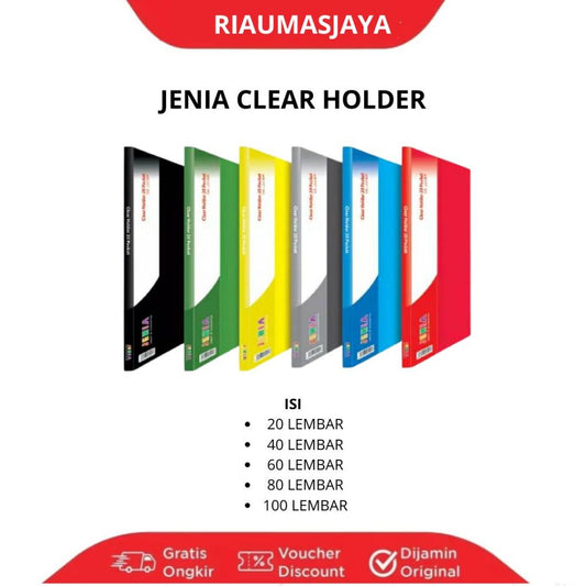 Pekanbaru Clear Holder Folio Jenia 20/40/60