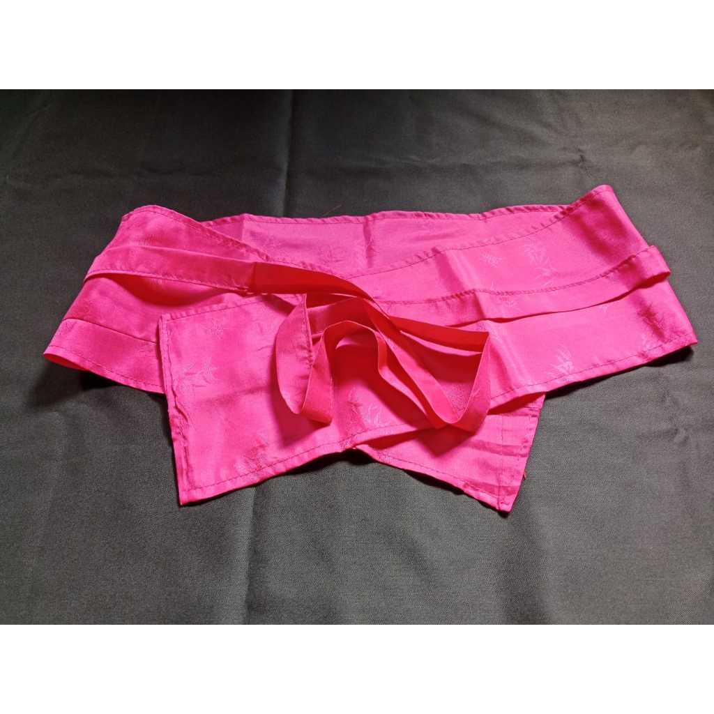 Obi belt satin premium, toyobo/ ikat pinggang wanita kekinian Obi belt batik/polos Homemade