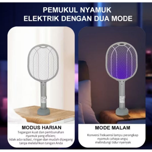 Pekanbaru Gyt Raket Nyamuk Listrik 2In1 Multifungsi Pembunuh Nyamuk Elektrik