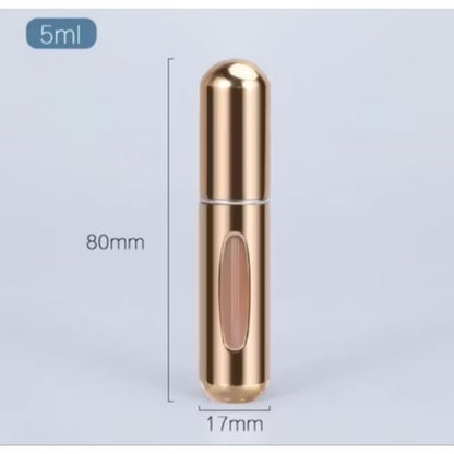 Pekanbaru Botol Parfum Mini Travel 5 Ml Atomizer Bottle Spray Aluminium Isi Ulang