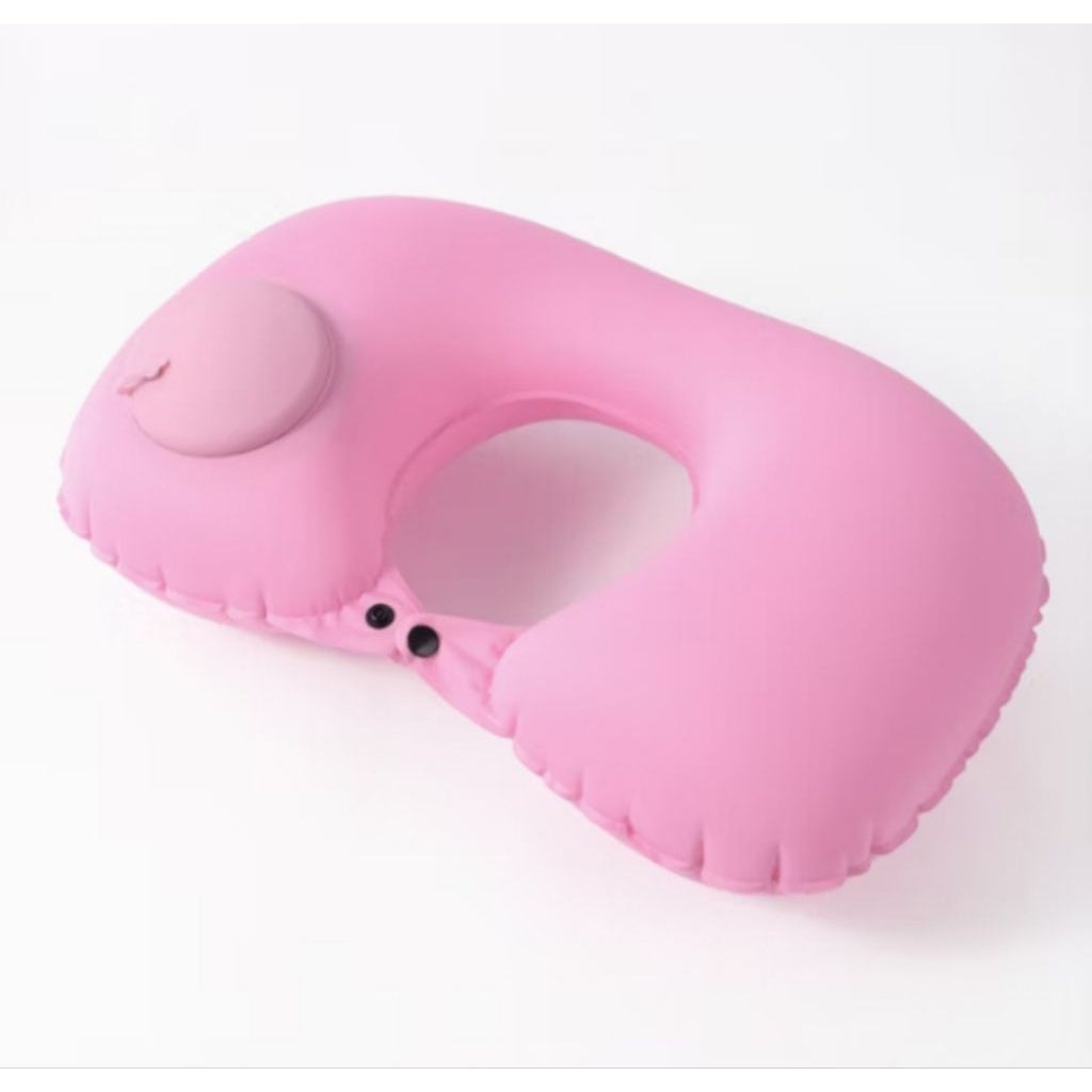 Pekanbaru Bantal Leher Angin Pompa Otomatis / Traveling Inflatable Neck