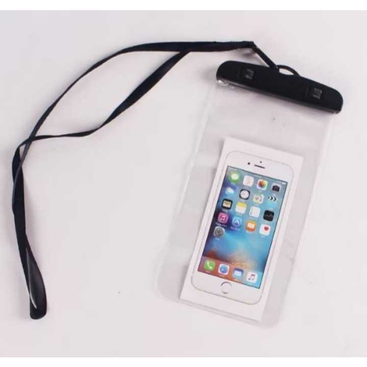 Sarung HP Rider Anti Air Motif Polos/Cover HP Anti Air Gantung/Cover HP Waterproof Universal Fit Praktis