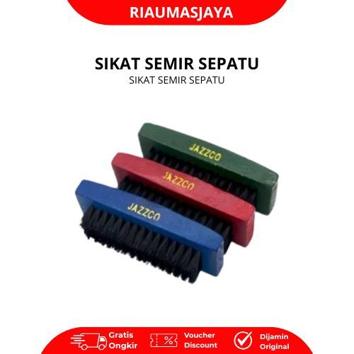 Pekanbaru Sikat Semir Sepatu Kayu Berkualitas Tinggi Isi 12 Pcs Bulu Halus Ergonomis Tahan Lama Ideal Perawatan Sehari-Hari