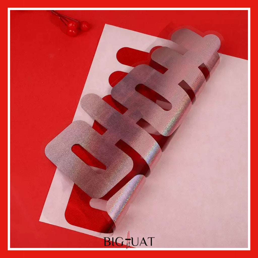 [littlecrab] Sticker Wedding Chinese Shuang Xi Tempelan Stiker Nikah Sanjit Teapai Dekorasi Hiasan Dinding