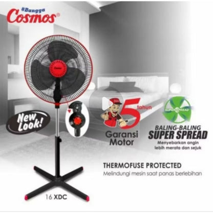 Pekanbaru Cosmos Stand Fan 16-Xdc / Kipas Angin Cosmos 16 Xdc / 16Xdc