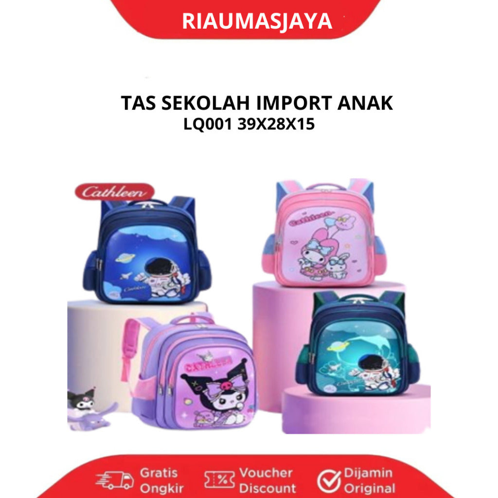 Pekanbaru Tas Import Anak Sd Laki Laki / Perempuan Lq001