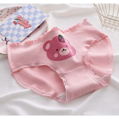 Pekanbaru Cd Celana Dalam Wanita Strawberry Pink Mulus Sutra Briefs Mid