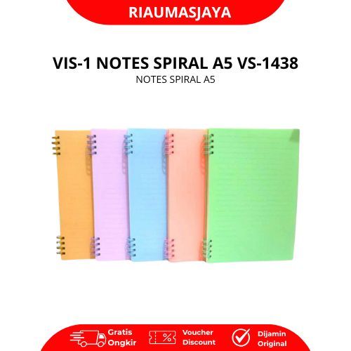 Pekanbaru Notebook / Notes Spiral A5-1438