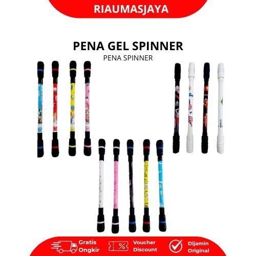 Pekanbaru Pena Spinner/Pena Gel Mainan 1X3,,,Promo Beli 1 Set Bonus 3 Pcs.